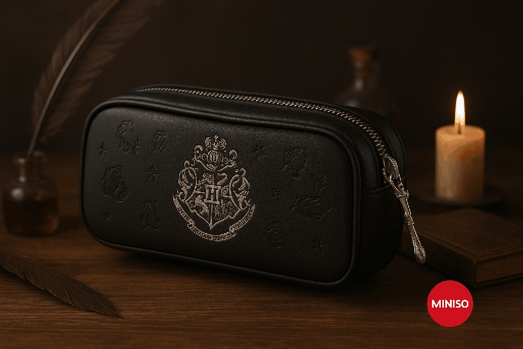Harry Potter Embossed Silver-Stamping Stationery Case (Black)