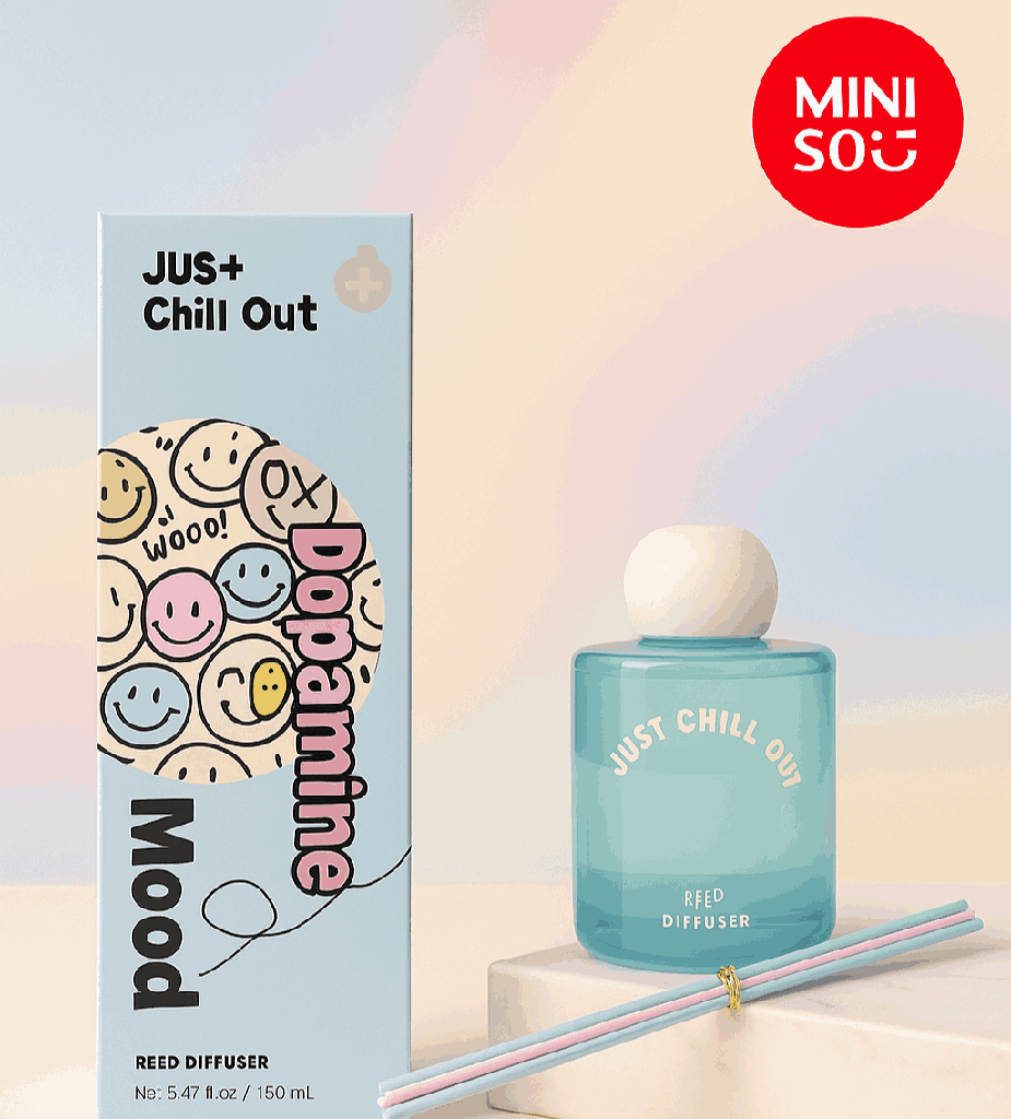 Miniso Dopamine Mood Reed Diffuser 150ML (Just Chill Out)