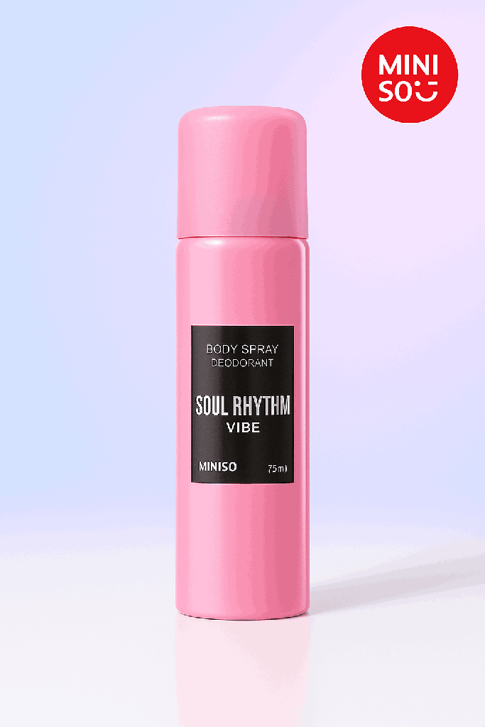 Miniso Soul Rhythm Deodorant Body Spray 75 ML (Crystal)