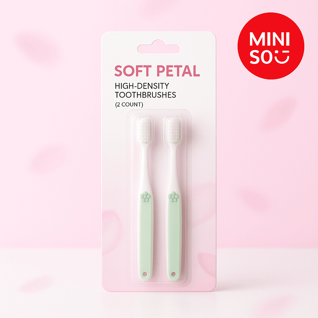 Soft Petal High-Density Toothbrushes (2 Count)