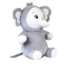 Sitting Elephant Plush Toy 30CM(GREY)