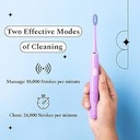 Multi-color Electric Toothbrush Kit(Purple)