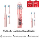 Multi-color Electric Toothbrush Kit(Pink)