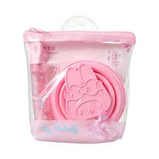 My Melody Foldable Toothbrush & Bathroom Cup