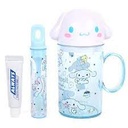 Sanrio Characters Colorful Summer Collection Toothbrush & Bathroom Cup (Clnnamoroll) Minso