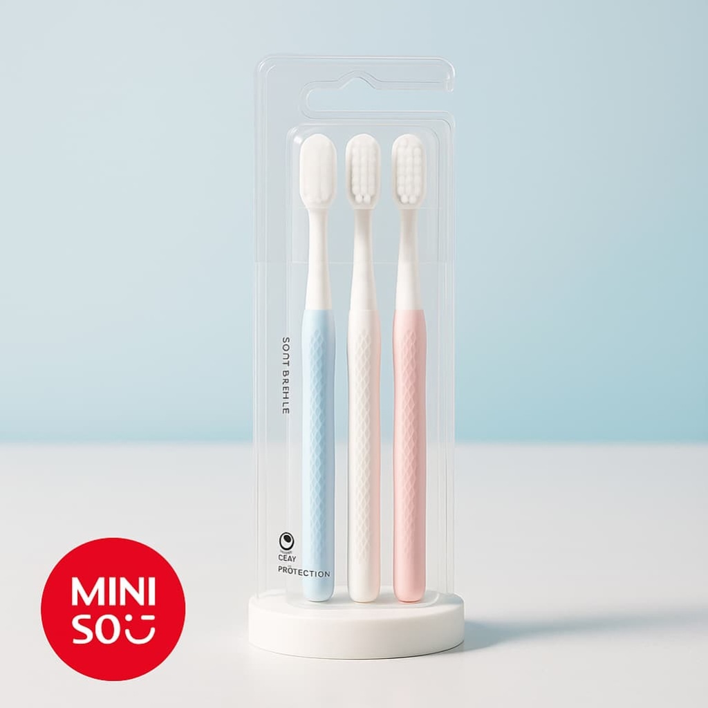 Soft Bristle Gum Protection Toothbrush(3 Pack)