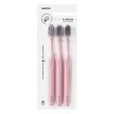 Toothbrushes with Soft Bristles & Broad Head (3 pcs)