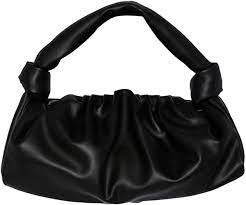 Pleated Handbag(Black)