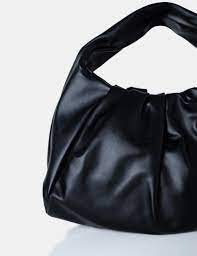 Pleated Handbag(Black)