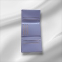Flower Series Tri-Foil Women's Wallet (Light Purple) Miniso