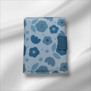 Flower Series Tri-Foil Women's Wallet (Blue) Miniso
