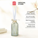 MINISO Lost in Garden Home Fragrance Flameless Essential Oil with Diffuser Sticks Room Freshener for Home, Bedroom, Living Room, Wild Flower