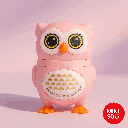 Owl Sharpener & Eraser (Pink)
