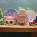Owl Sharpener & Eraser (Pink)