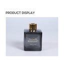MINISO Glass Scent Diffusers,Home Fragrance Flameless Essential Oil With Diffuser Sticks,Fabulous Day Series(Floral Bouquet,Black)