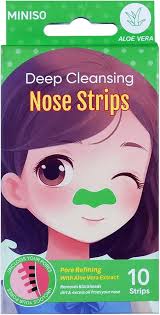 Miniso Deep Cleansing Nose Strips(Aloe)