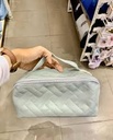 Quilted Cosmetic Bag (Light Green) 
