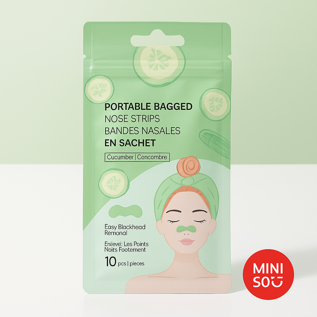 Portable Bagged Nose Strips(Cucumber)