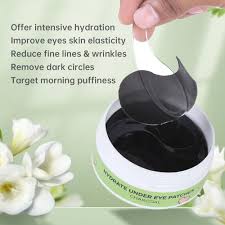 Miniso Hydrate Under Eye Patches 30 Pairs(Charcoal)
