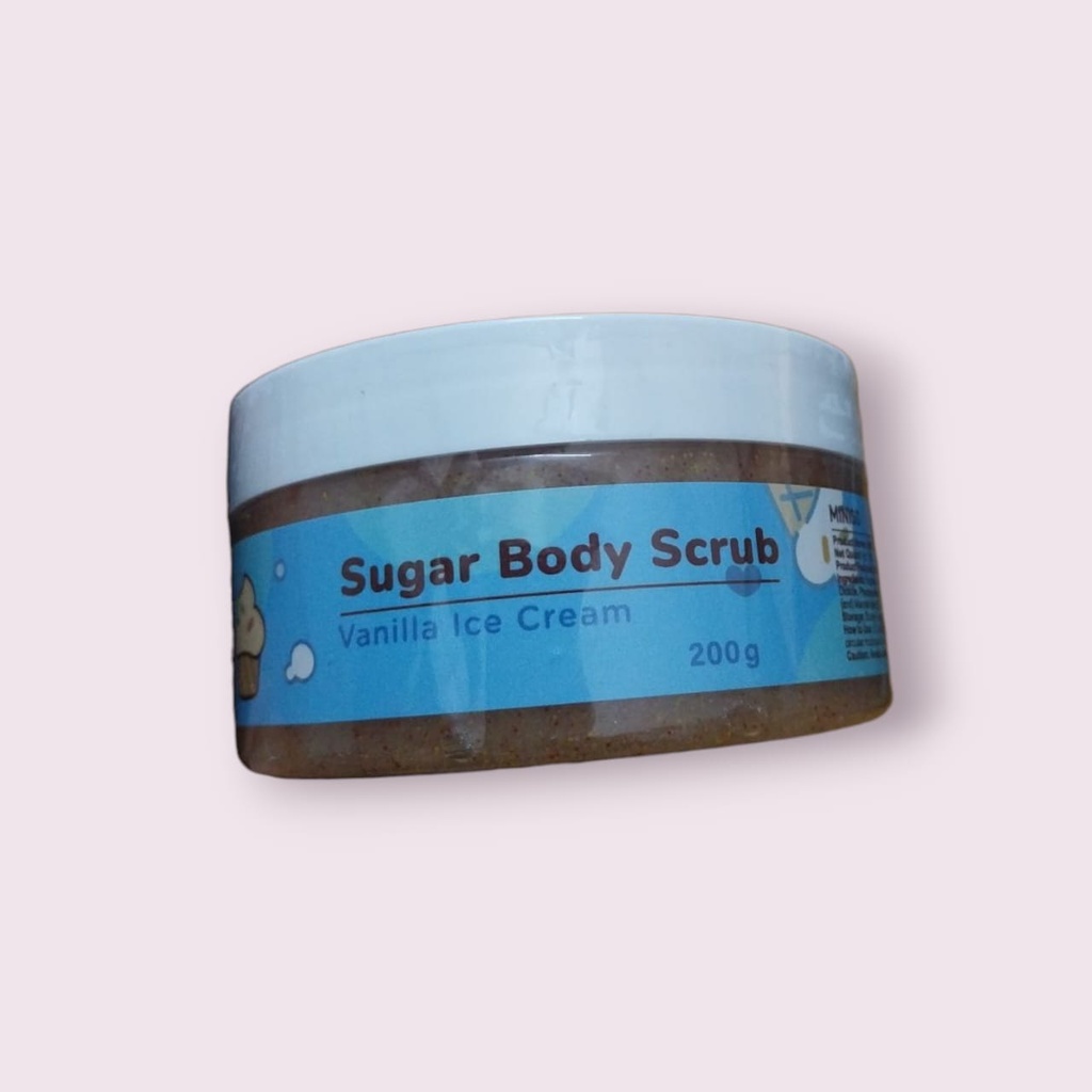MINI FAMILY Radiance Sugar Body Scrub 200G(Vanilla Ice Cream)