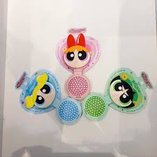 The Powerpuff Girls Collection Folding Mirror Brush(Bubbles)