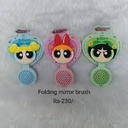 The Powerpuff Girls Collection Folding Mirror Brush(Bubbles)