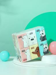 We Bare Bears Simple Tissus (18Pack)