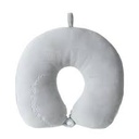 Solid Color Memory Foam U Shaped Pillow (Gray)