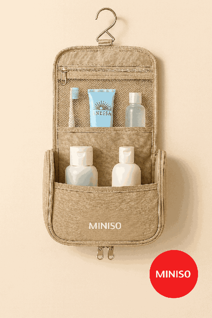 Minigo 4.0 Toiletry Bag With Hook (Khaki)