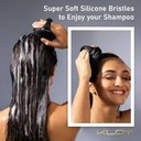 Shampoo Brush With Extra Long Bristles (Black)