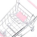 Storage Shopping Cart Chariot Provisions (Pink)