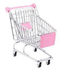 Storage Shopping Cart Chariot Provisions (Pink)