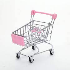 Storage Shopping Cart Chariot Provisions (Pink)