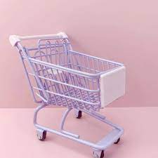 Storage Shopping Cart Chariot Provisions (Purple)