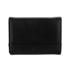 Woman,s Sweet Bunny Small Trifold Wallet (Black)