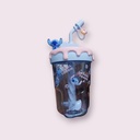 Disney Stitch Dinner Party Collection Water Bottle With Stlr Straw 560ML