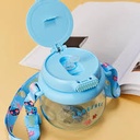 Disney Lilo & Stitch Collection Plastic Bottle With Shoulder & Strap 800 ML