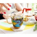 Disney Stitch Dinner Party Collection Pineapple Glass Cup 500 ML