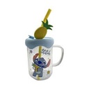 Disney Stitch Dinner Party Collection Pineapple Glass Cup 500 ML
