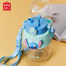 Disney Lilo &Stitch Collection Plastic Bottal With Shoulder Strap 1300ML