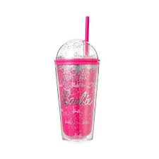 Barbie Collection Double Wall Straw 600ML