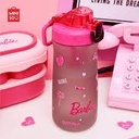 Barbie Collection Plastic Bottal With One Touch Flip Top Lip (Black)