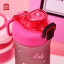 Barbie Collection Plastic Bottal With One Touch Flip Top Lip (Black)