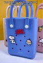 Snoopy Collection Holes Small Handheld Bag (Blue) Miniso