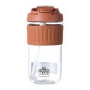 We Bare Bears Collection 4.0 Plastic Water Bottle With Straw And Spout Cap 650ML
