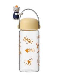 Little Bear Glass Bottle 400ML (Yellow)