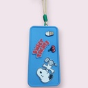 Snoopy Collection Silicone Cosmetic Bag (Blue) Miniso