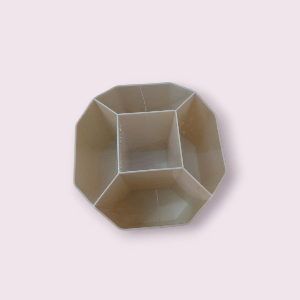 Mori Girl Rotatable 5 Slot Pen Holder (beige) Miniso