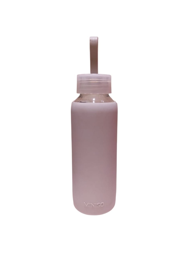 Glass Bottle with Silicone Cover 300mL(Gray)