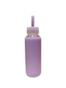 Glass Bottle with Silicone Cover 300mL(Purple)